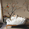 Elegant Oriental Birds Nature Mural Wallpaper