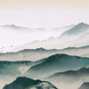 Ink Misty Mountain Landscape Wall Mural