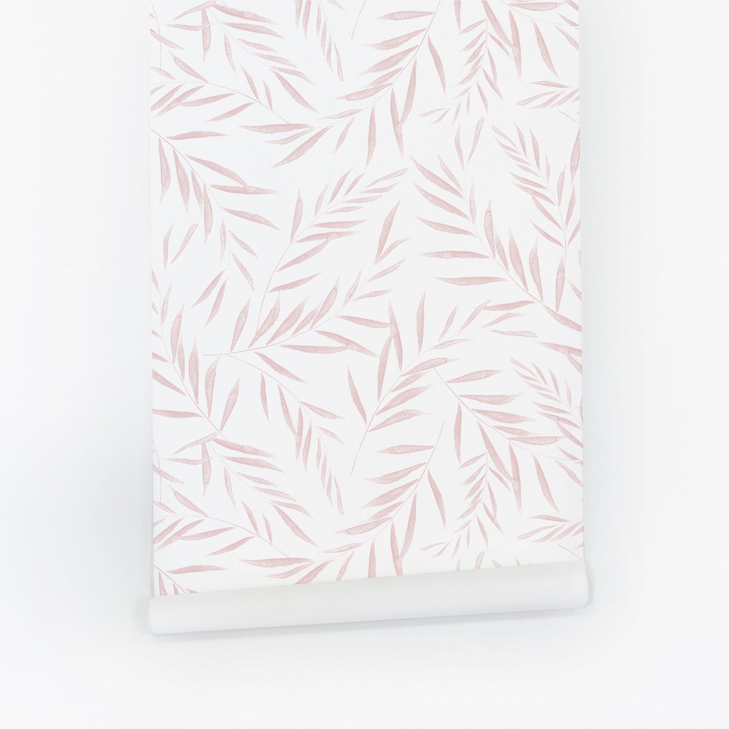 Rosy Feather Wallpaper