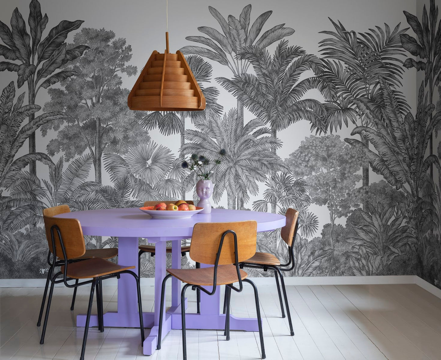 Tropical Wood Wallpaper