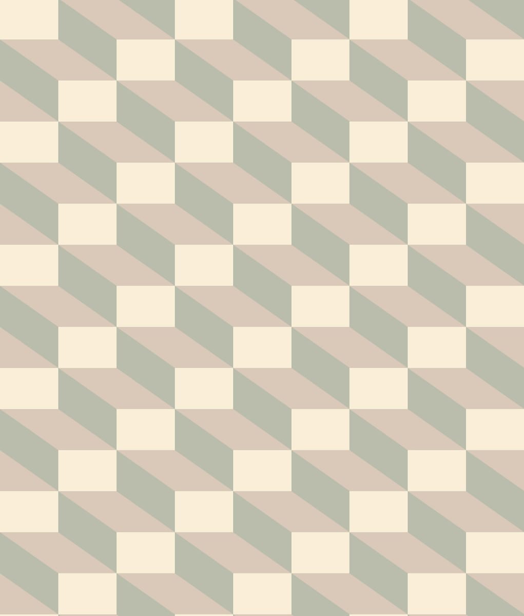 Optic Filles Beige Wallpaper