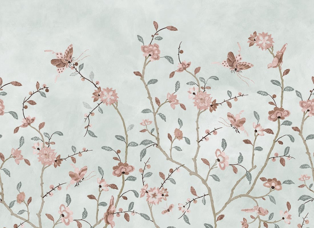 Whispering Petals, Light Blue