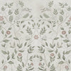 Reversed flower way wallpaper