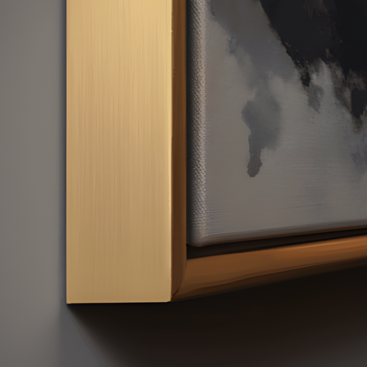 With Floating Wooden Frame – ProPrint